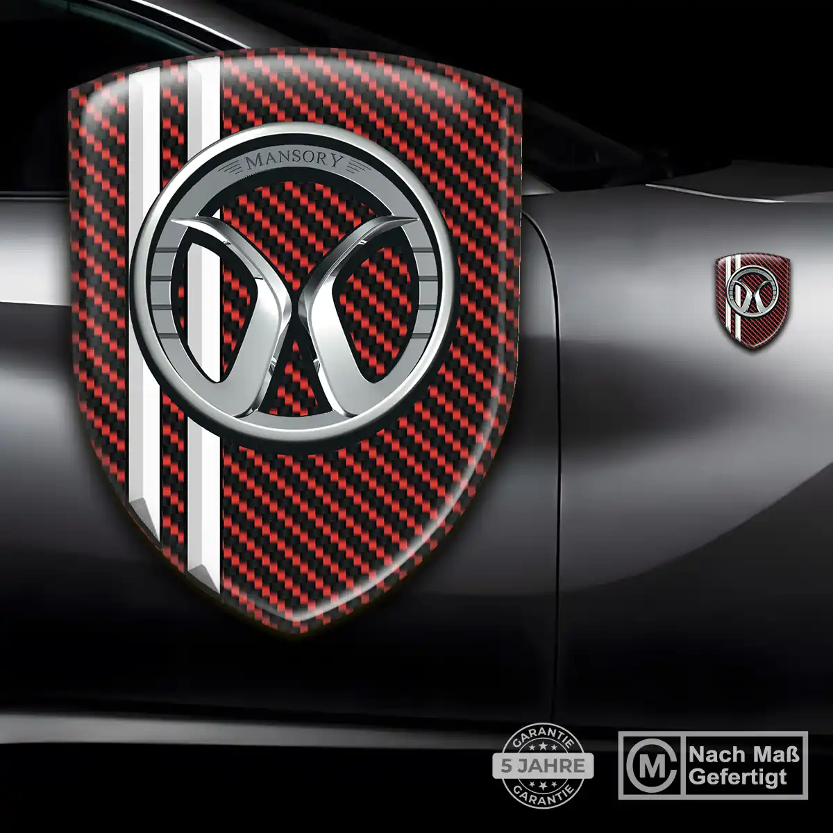 Mansory Aufkleber Wappen Emblem Hohe Qualität