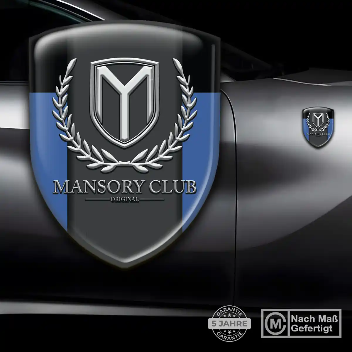 Mansory Aufkleber Wappen Emblem Premium-Edition