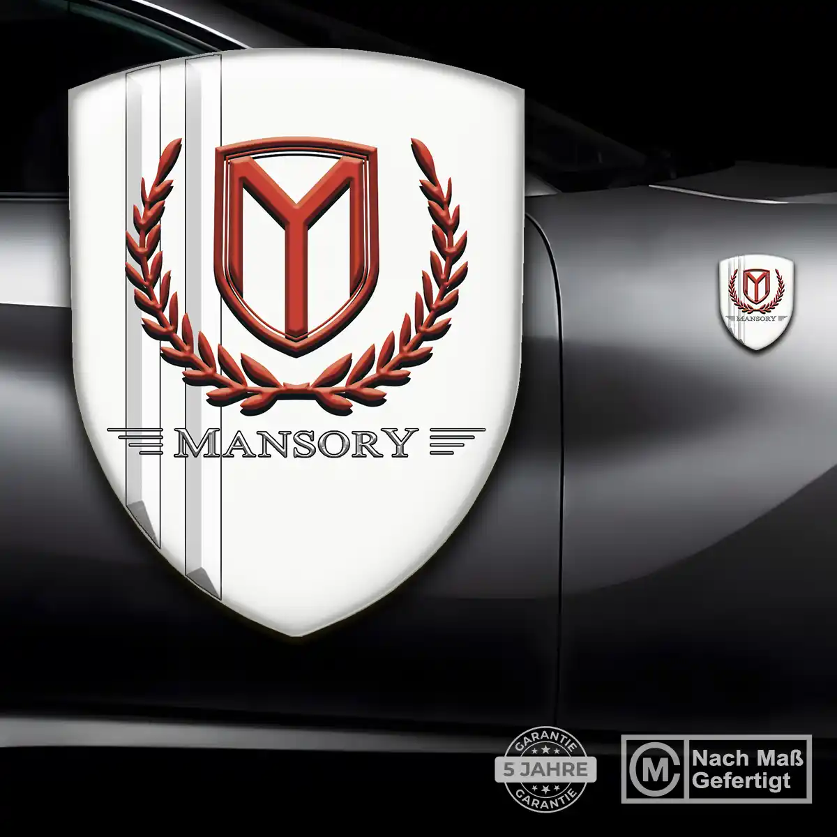 Mansory Aufkleber Wappen Emblem Stilvolles Design