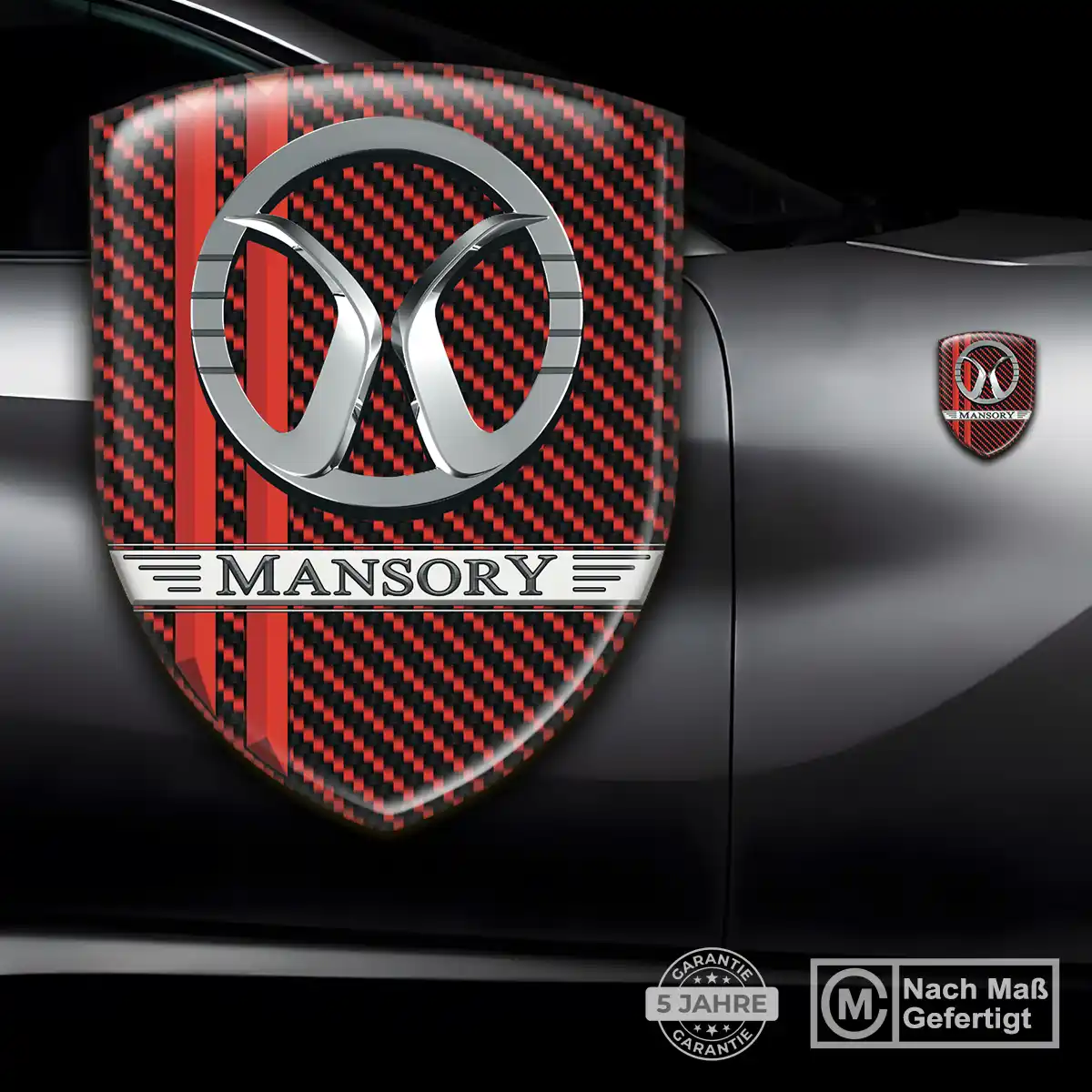 Mansory Aufkleber Wappen Exterieurdesign
