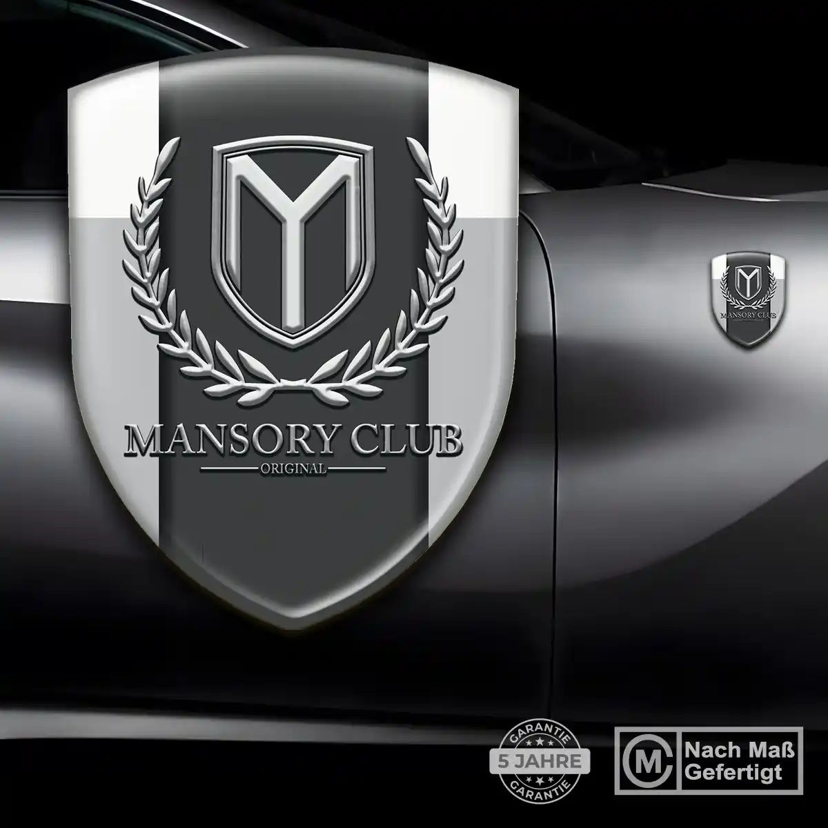 Mansory Aufkleber Wappen Hochwertiges Harz