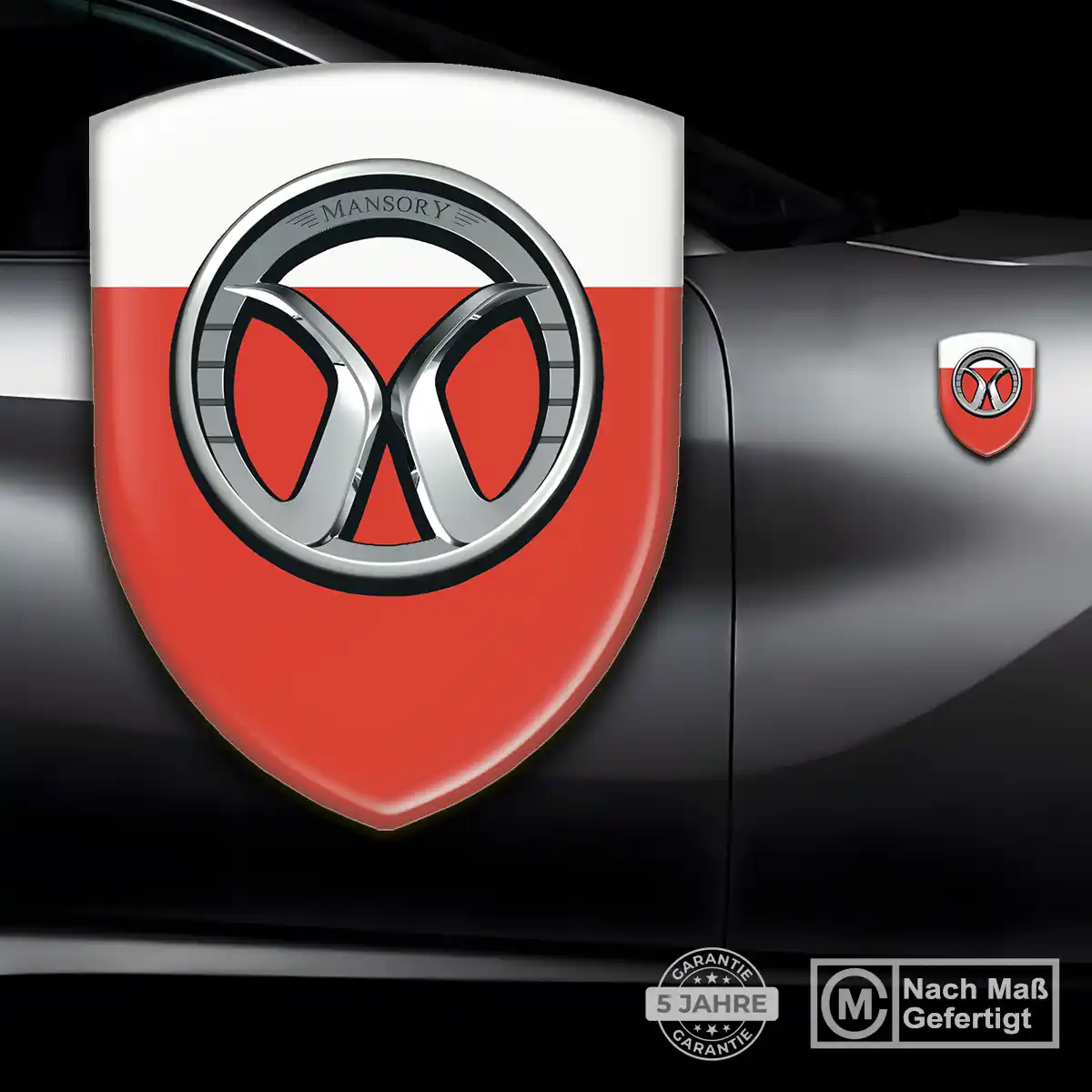 Mansory Aufkleber Wappen Markenedition