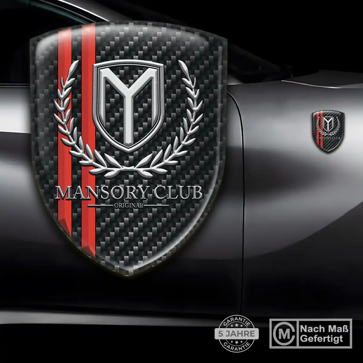 Mansory Aufkleber Wappen Premium-Edition