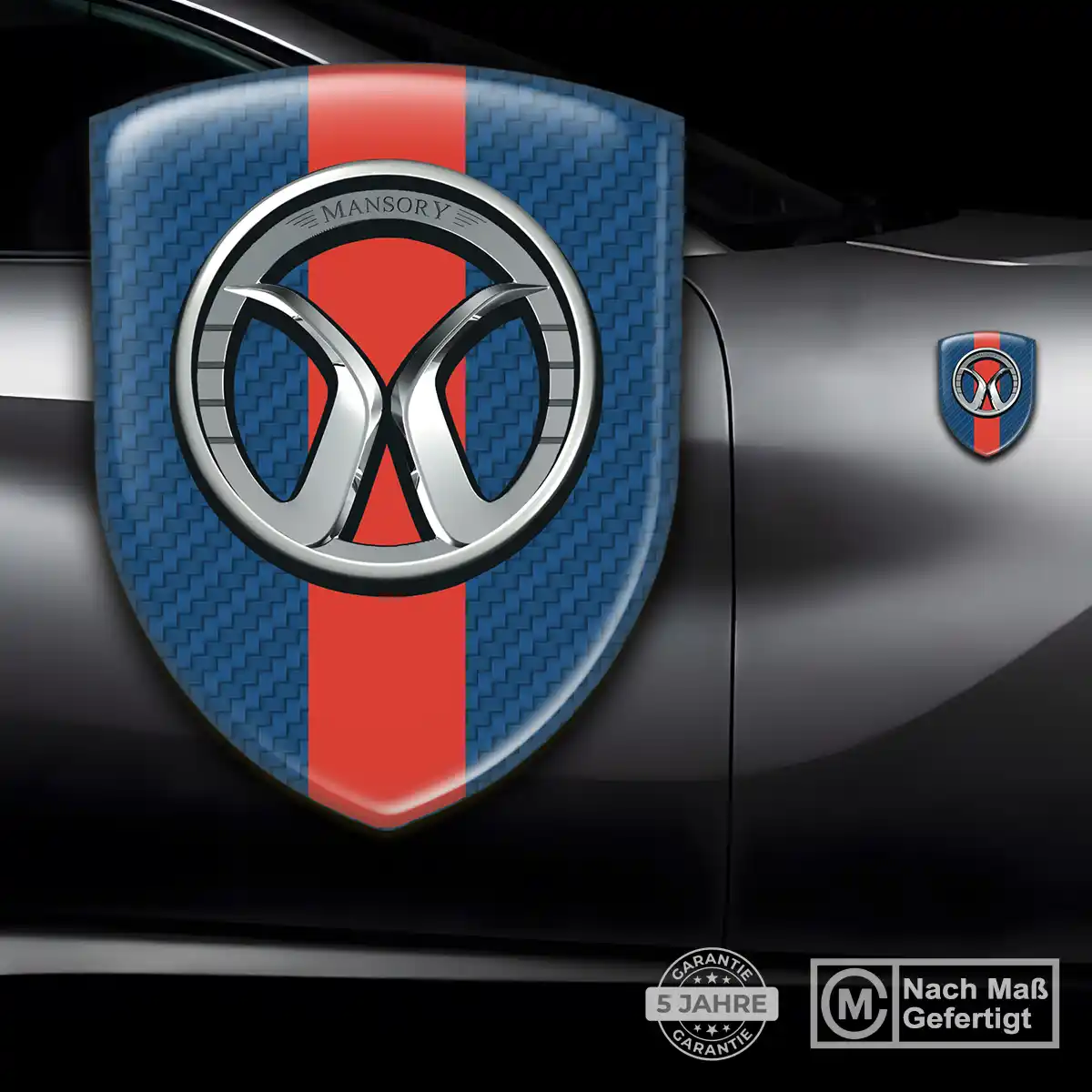 Mansory Aufkleber Wappen Stilvolles Design