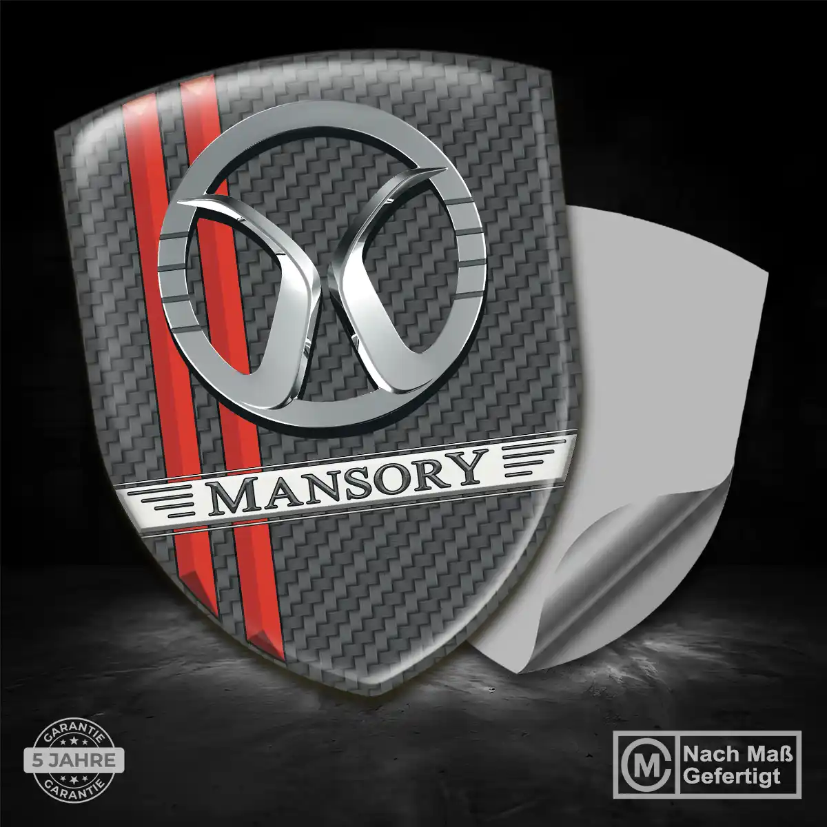 Mansory Emblem Aufkleber Auto Exterieurdesign