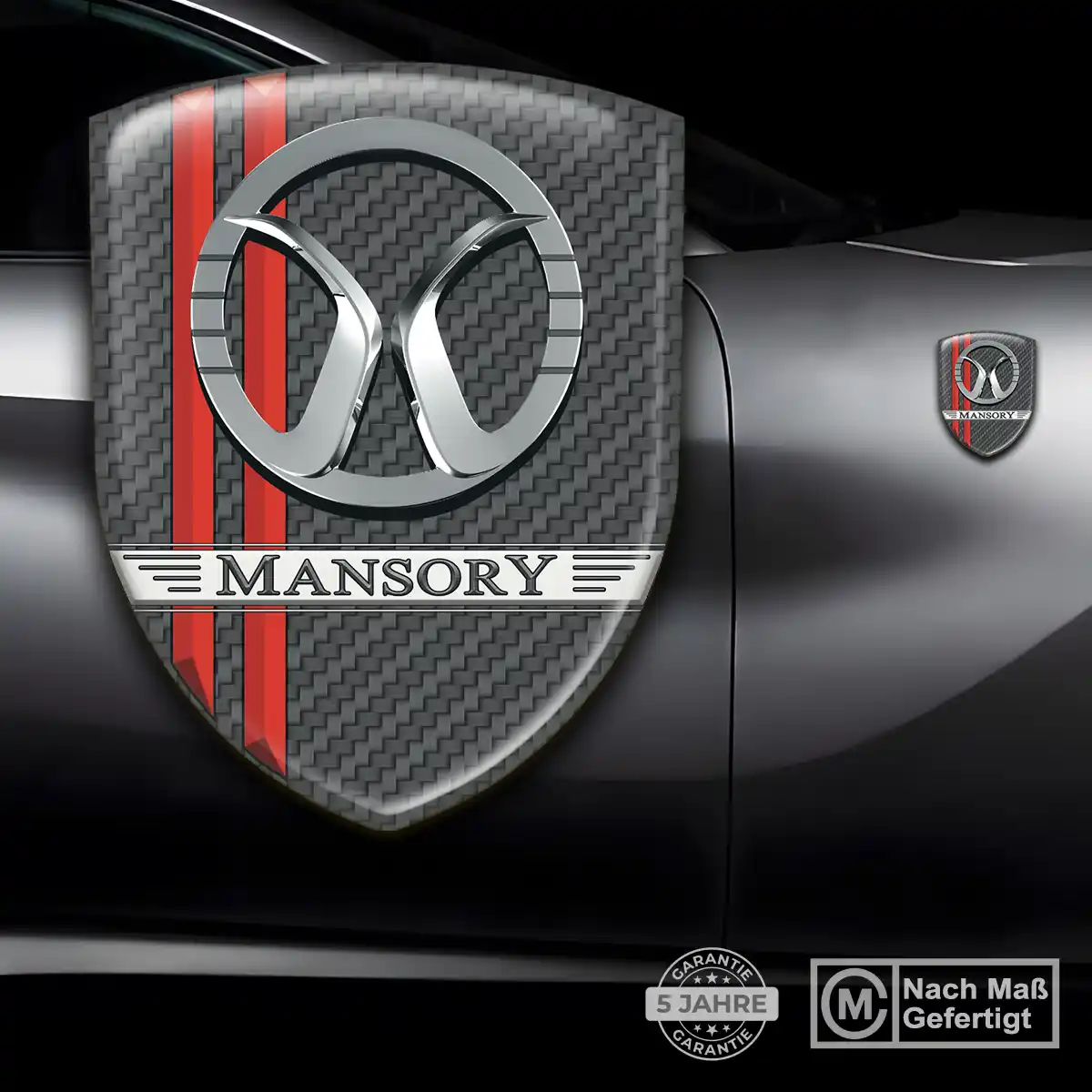 Mansory Emblem Aufkleber Auto Exterieurdesign