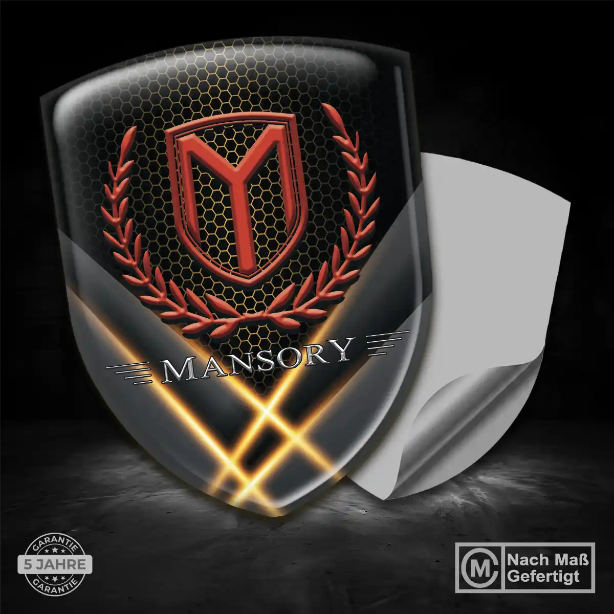 Mansory Emblem Aufkleber Auto Hohe Qualität