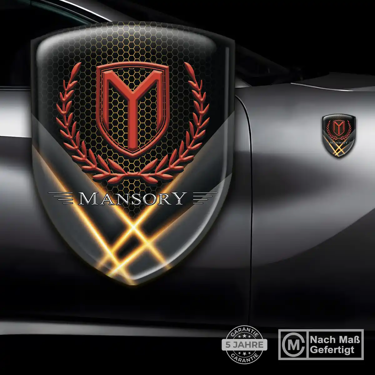 Mansory Emblem Aufkleber Auto Hohe Qualität