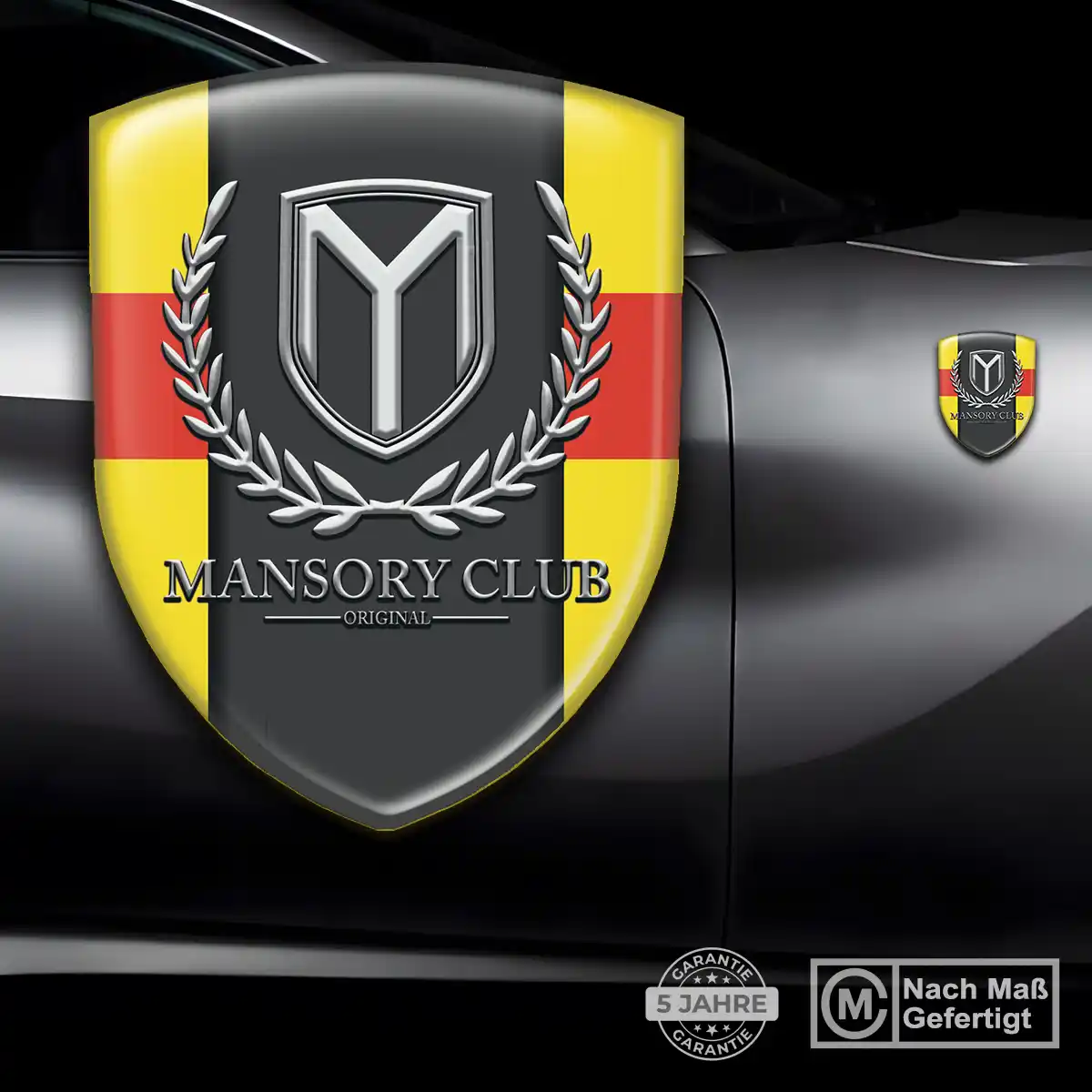 Mansory Emblem Aufkleber Auto Markenedition