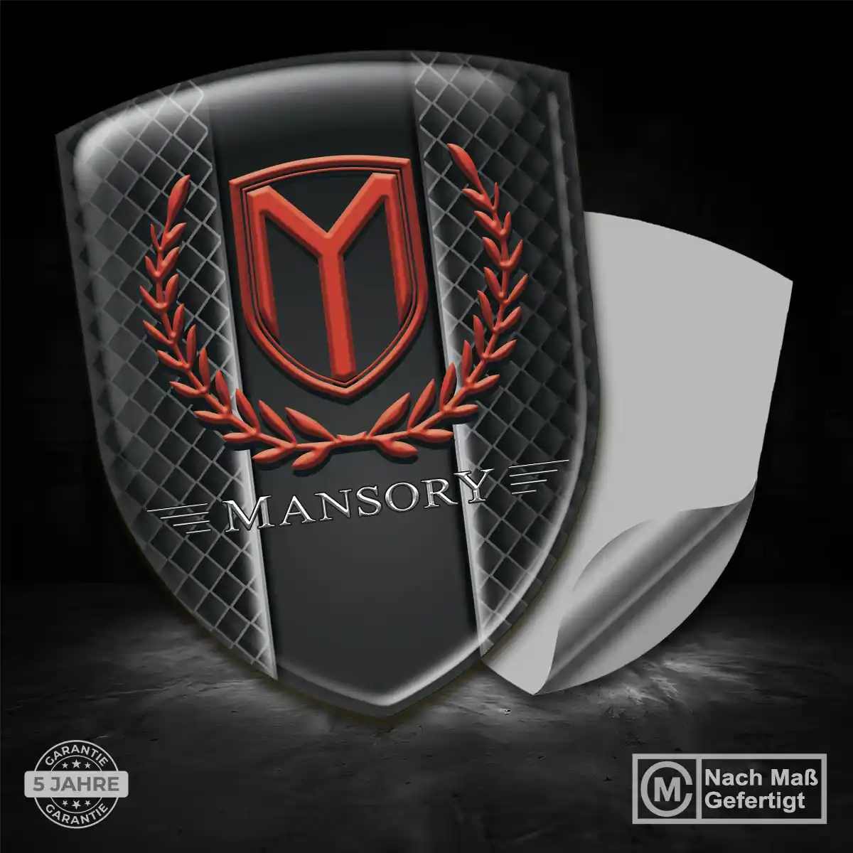 Mansory Emblem Aufkleber Auto Premium-Edition