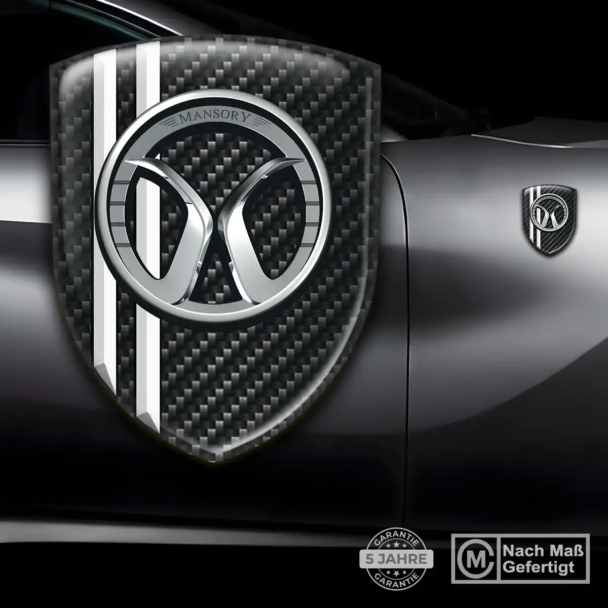 Mansory Emblem Aufkleber Auto Stilvolles Design