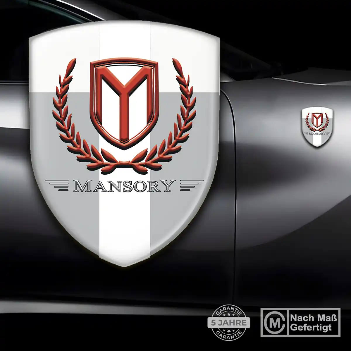 Mansory Emblem Aufkleber Auto Tuningfahrzeug