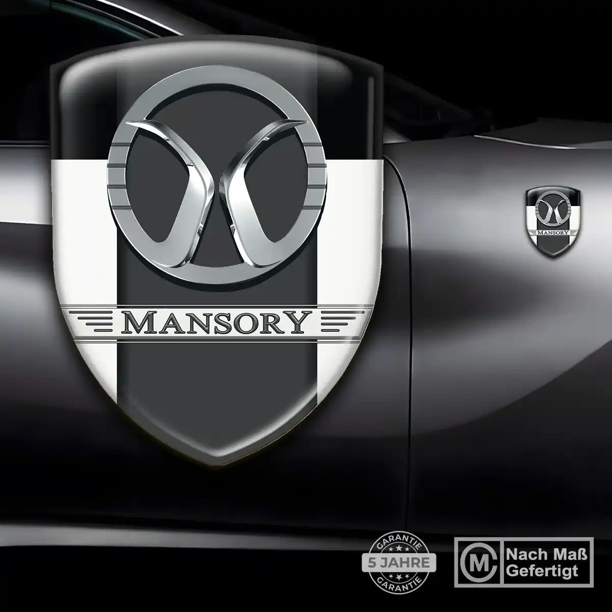 Mansory Emblem Aufkleber Markenedition