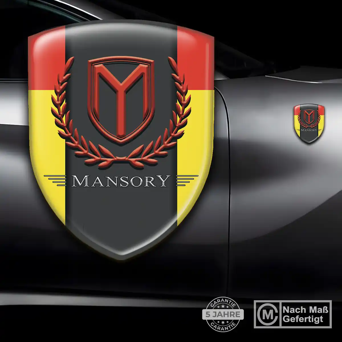 Mansory Emblem Aufkleber Stilvolles Design