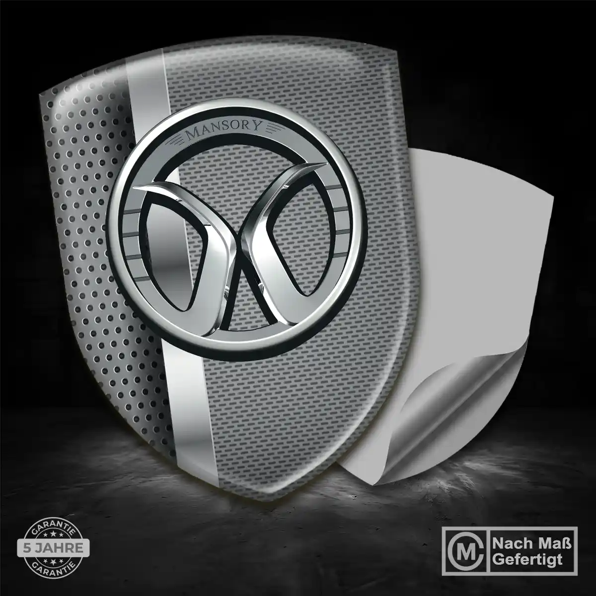Mansory Emblem Aufkleber Wappen Auto Elegantes Design