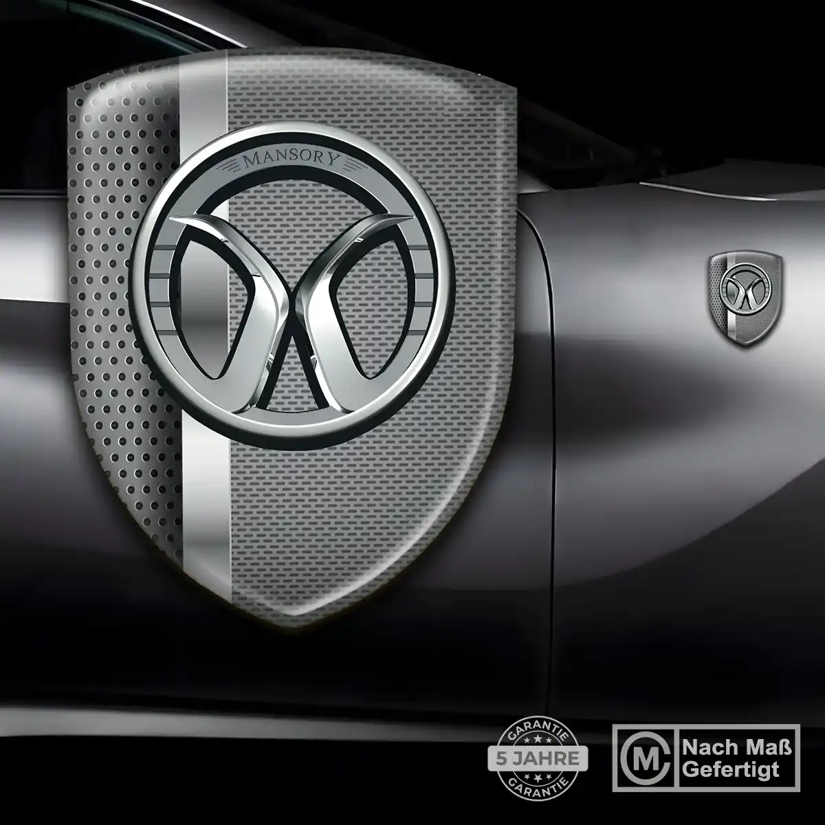 Mansory Emblem Aufkleber Wappen Auto Elegantes Design