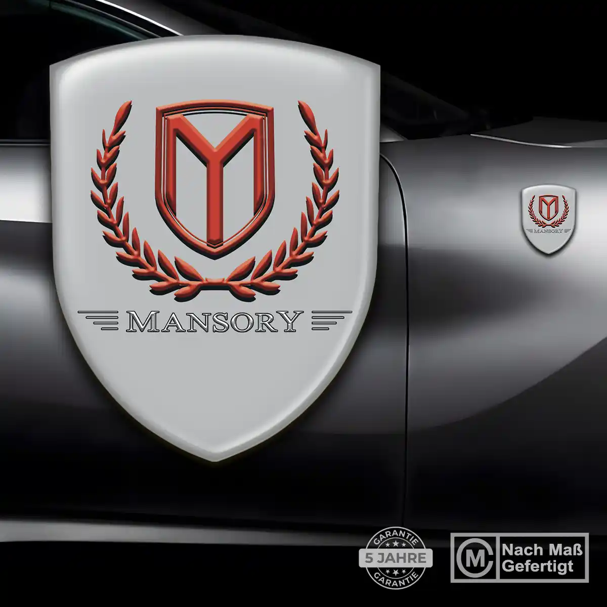 Mansory Emblem Aufkleber Wappen Auto Exterieurdesign