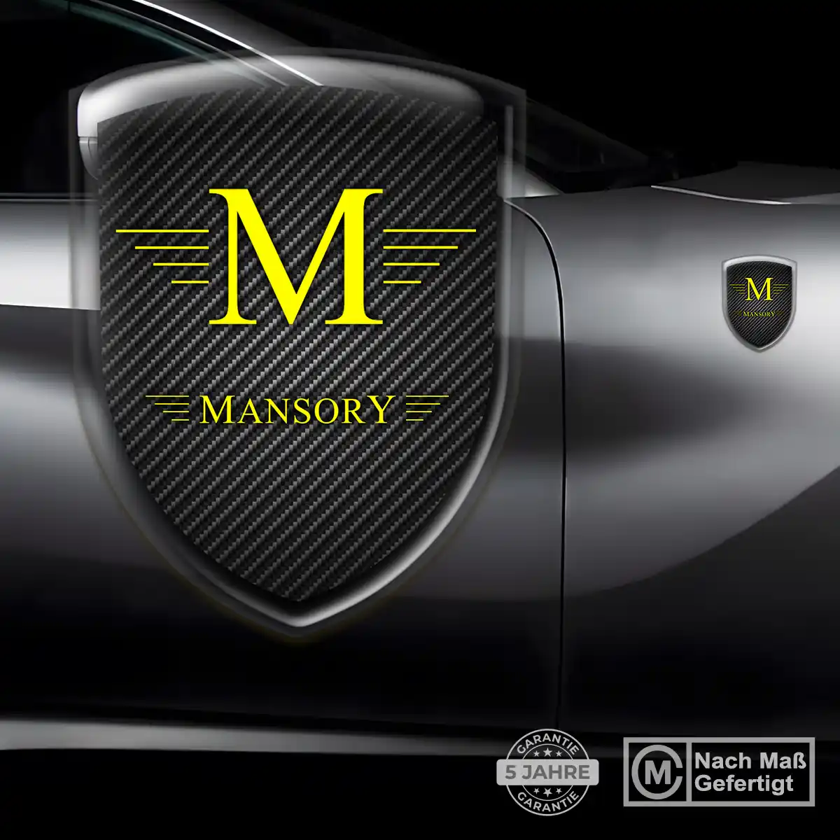 Mansory Emblem Aufkleber Wappen Auto Limitierte Auflage