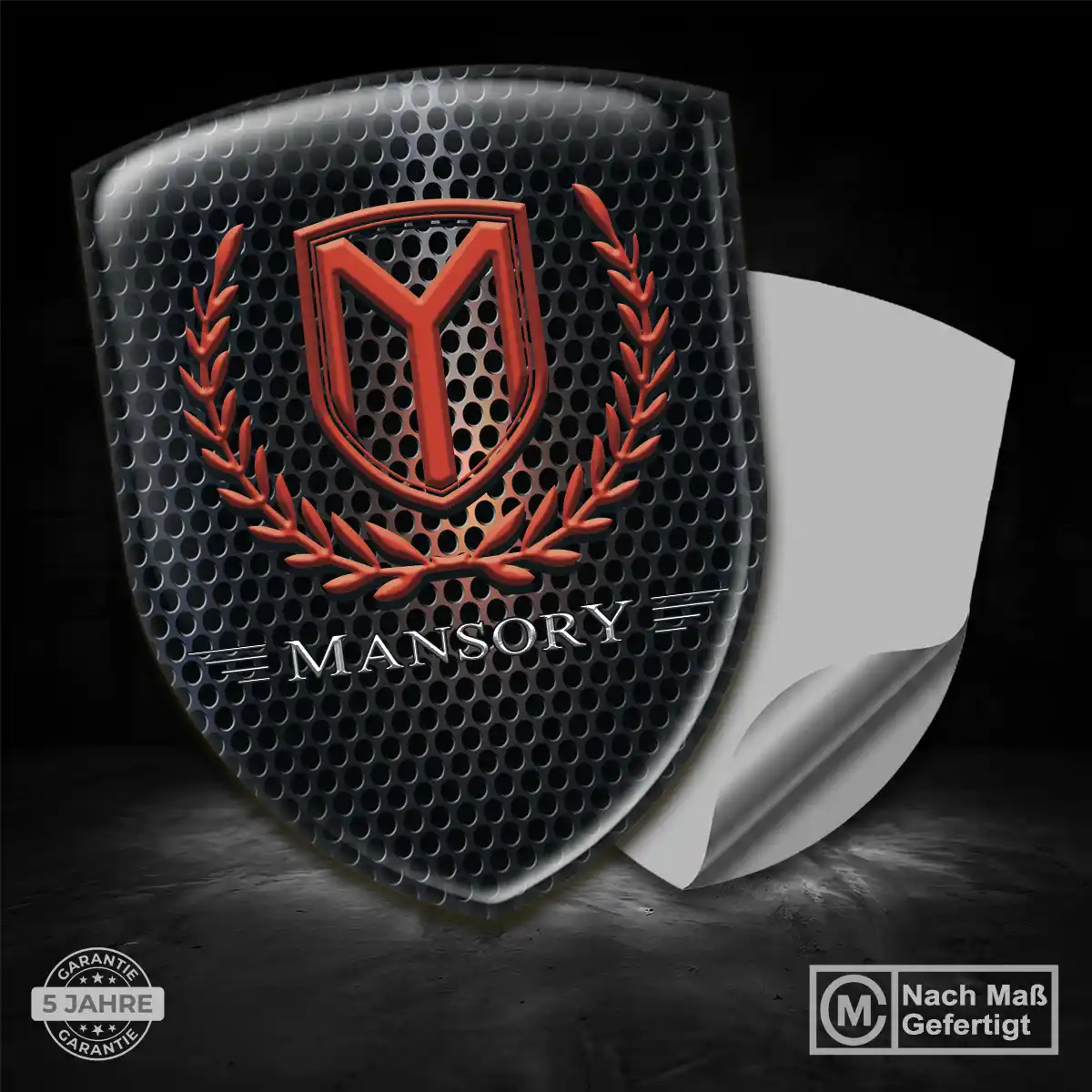 Mansory Emblem Aufkleber Wappen Auto Premium-Edition