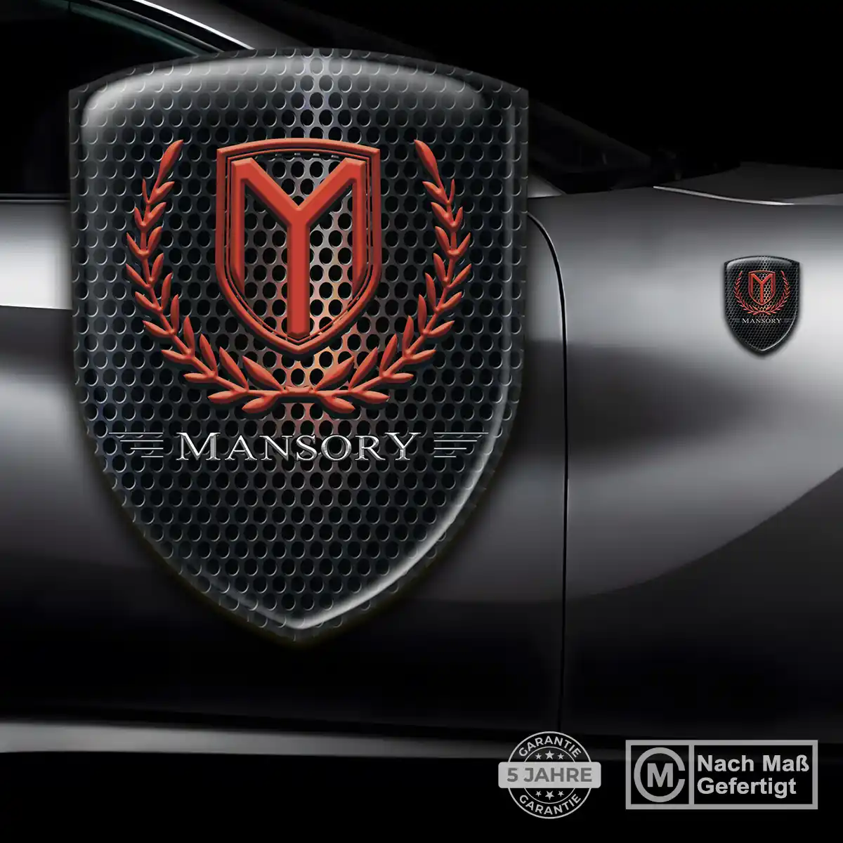 Mansory Emblem Aufkleber Wappen Auto Premium-Edition