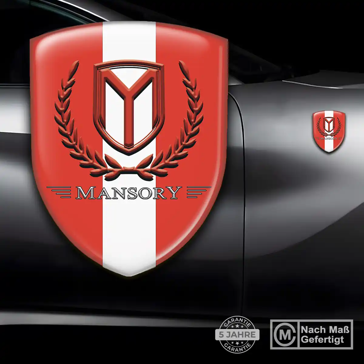 Mansory Emblem Aufkleber Wappen Auto Stilvolles Design