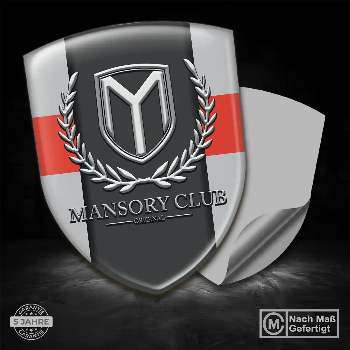 Mansory Emblem Aufkleber Wappen Auto Tuningfahrzeug