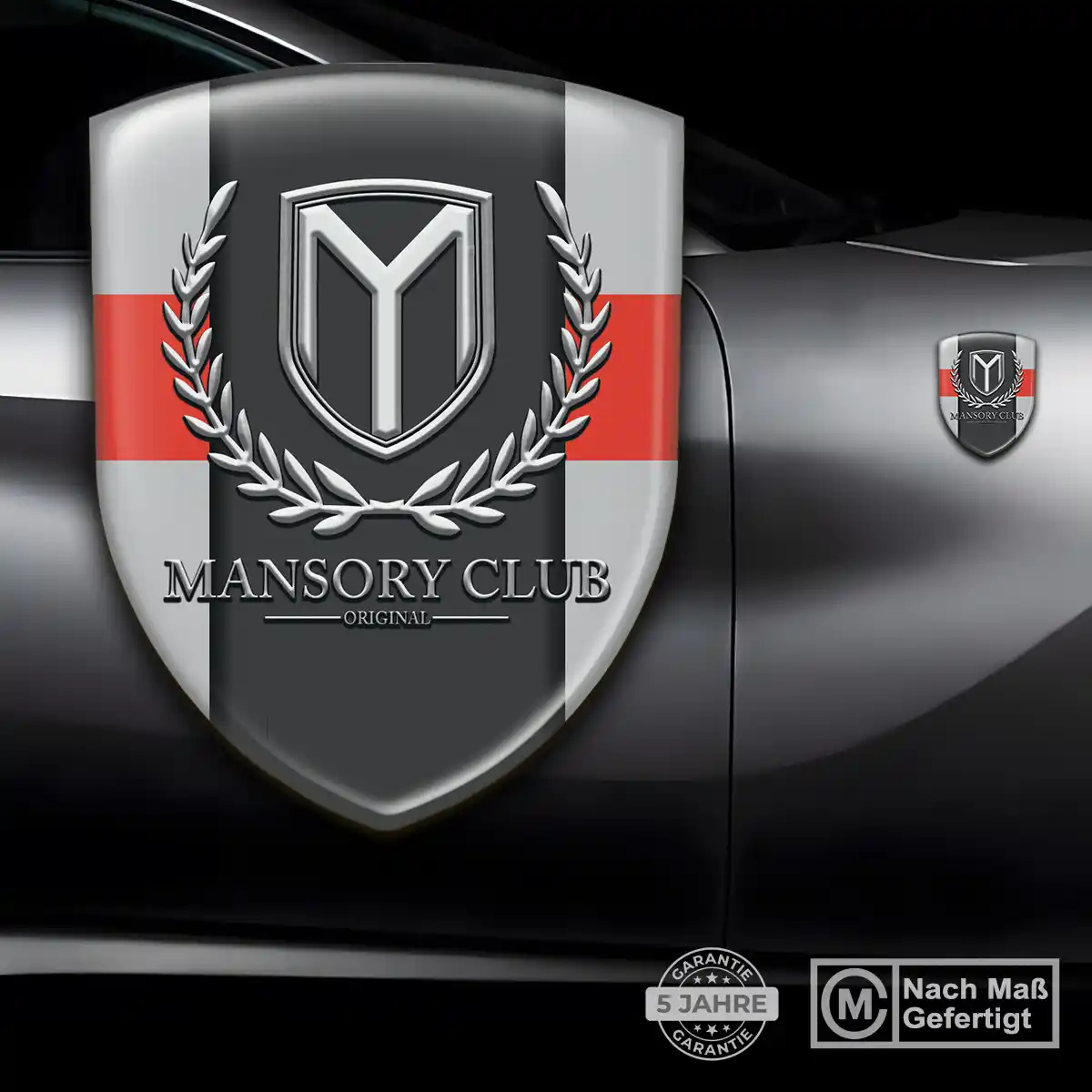 Mansory Emblem Aufkleber Wappen Auto Tuningfahrzeug