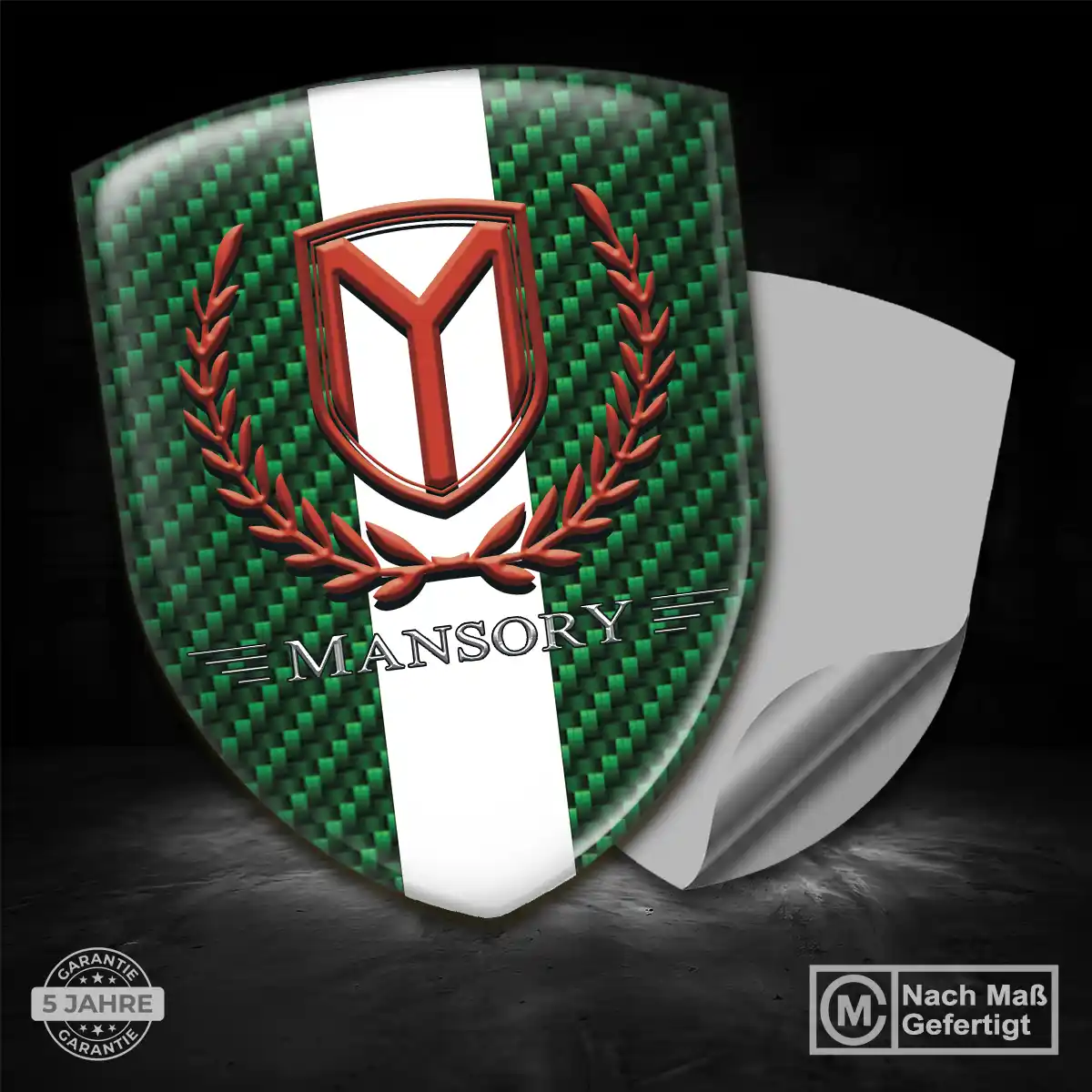 Mansory Emblem Aufkleber Wappen Elegantes Design