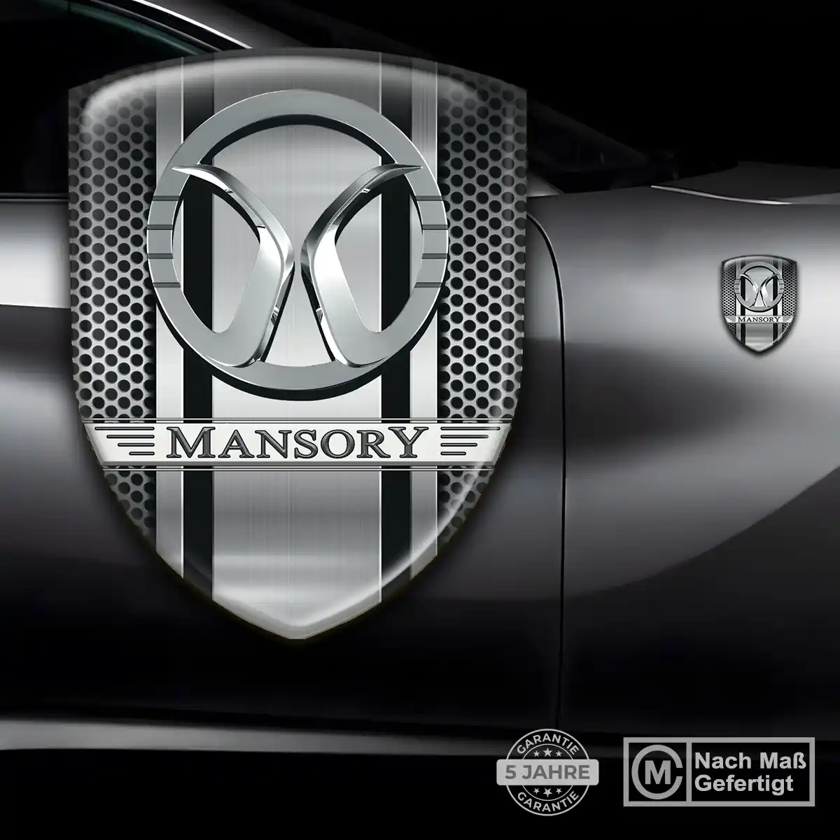 Mansory Emblem Aufkleber Wappen Hohe Qualität