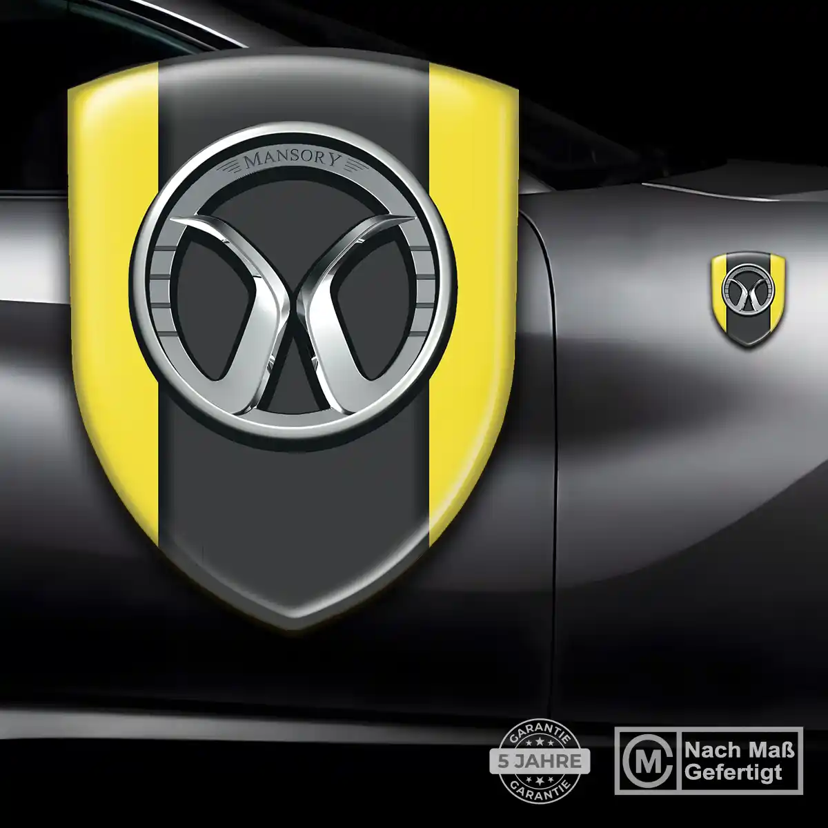 Mansory Emblem Aufkleber Wappen Premium-Edition