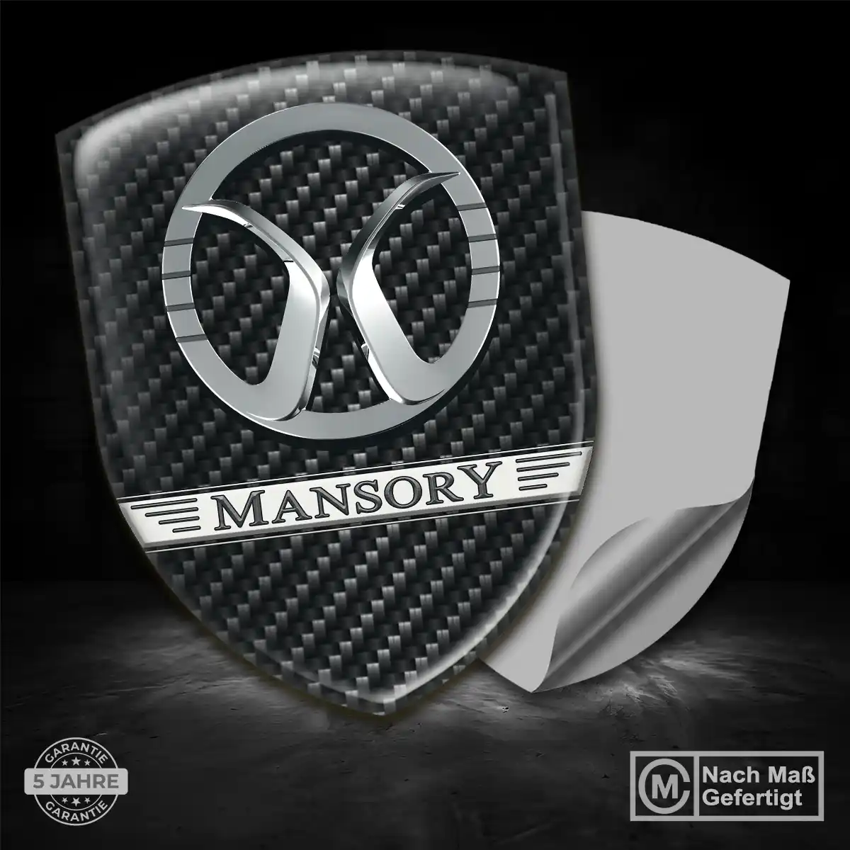 Mansory Emblem Aufkleber Wappen Premiumqualität