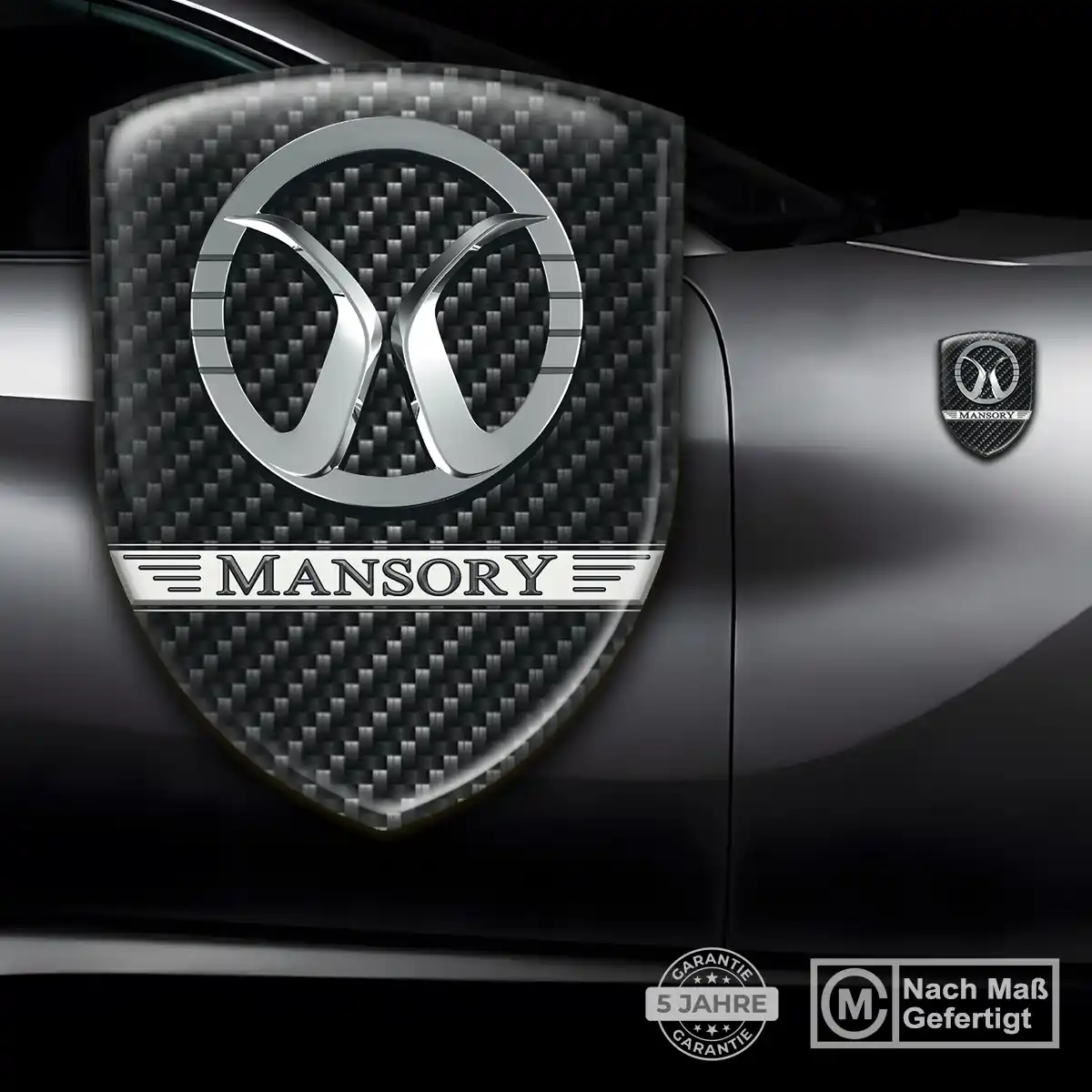 Mansory Emblem Aufkleber Wappen Premiumqualität