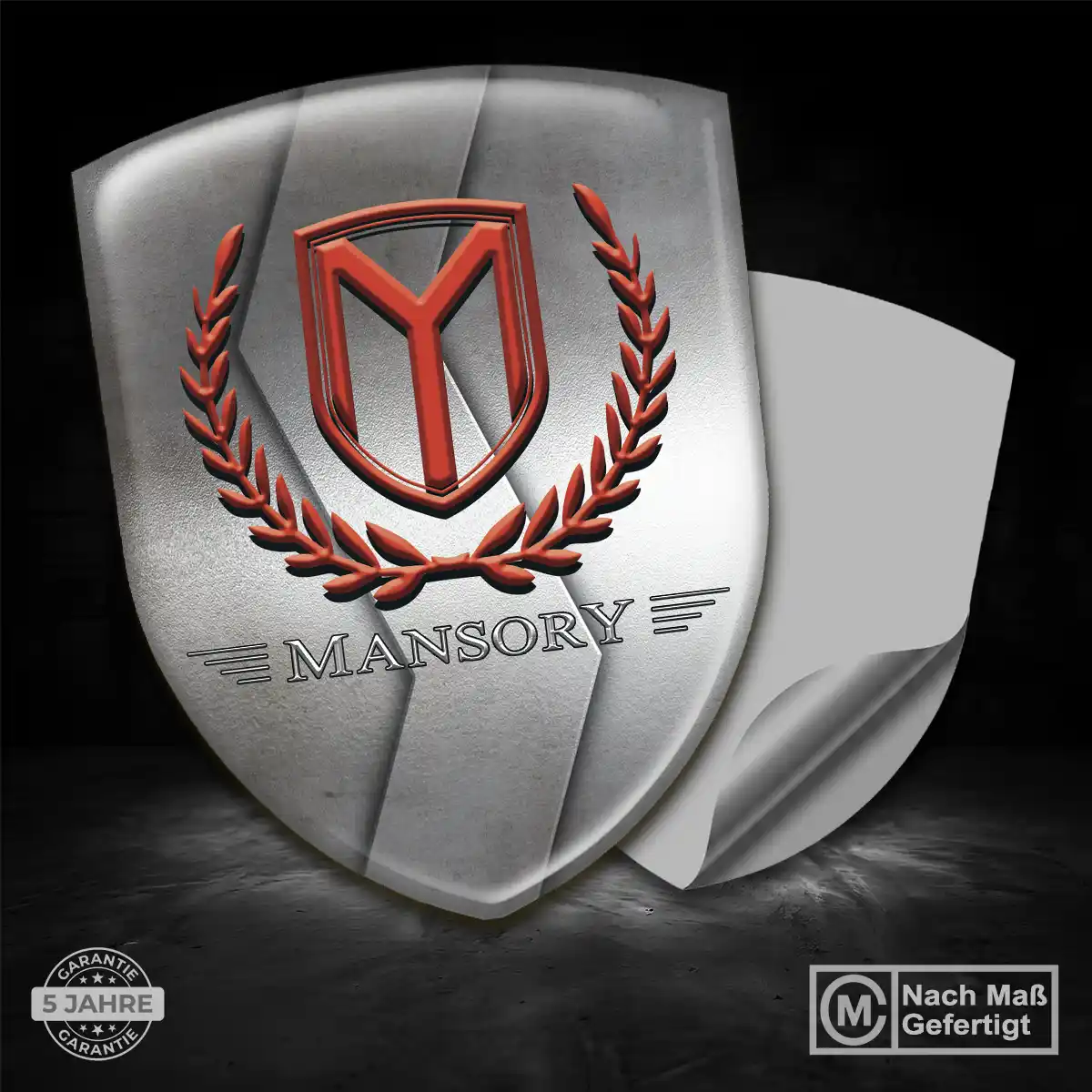 Mansory Emblem Aufkleber Wappen Stilvolles Design