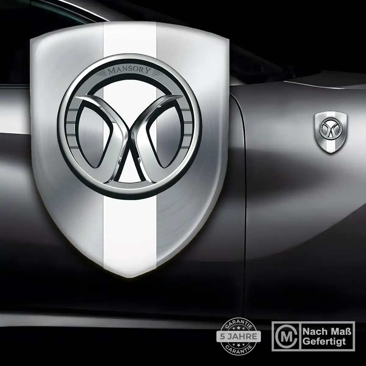 Mansory Emblem Aufkleber Wappen Tuningfahrzeug