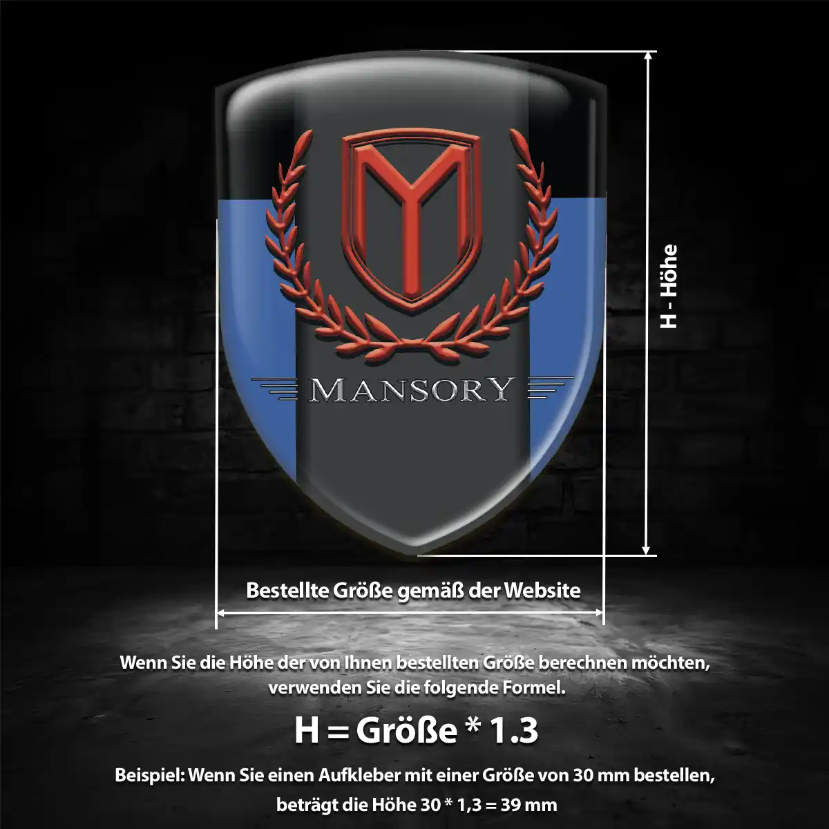 Mansory Emblem Auto Interieurdesign