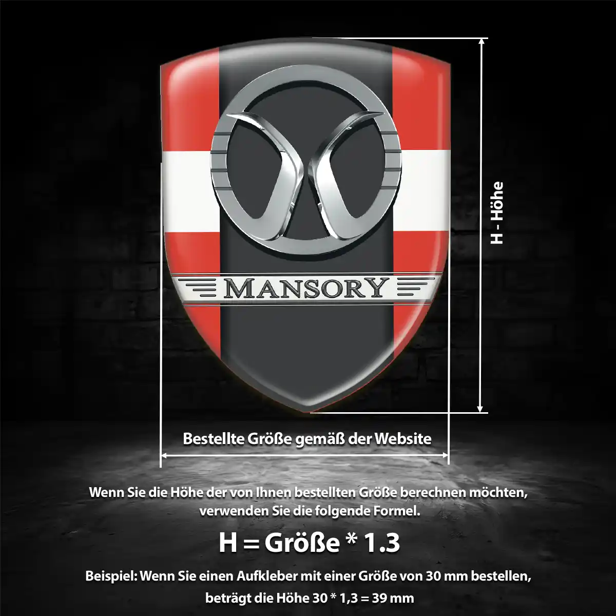Mansory Emblem Edles Design