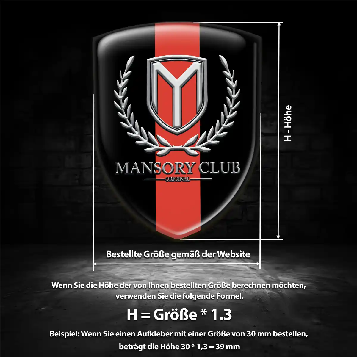 Mansory Emblem Limitierte Auflage