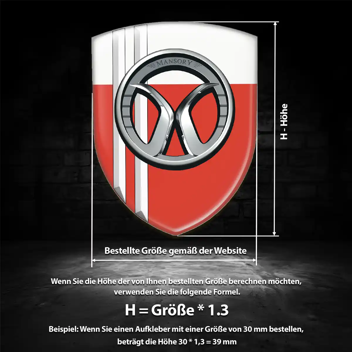 Mansory Emblem Premiumqualität