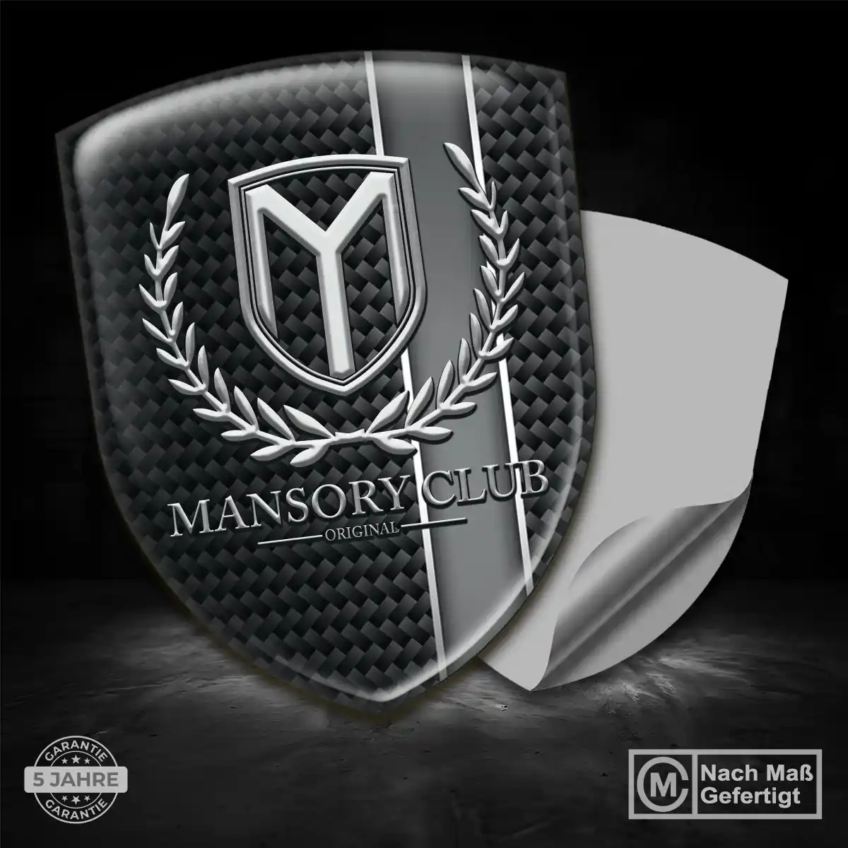 Mansory Emblem Wappen Aufkleber Auto Elegantes Design