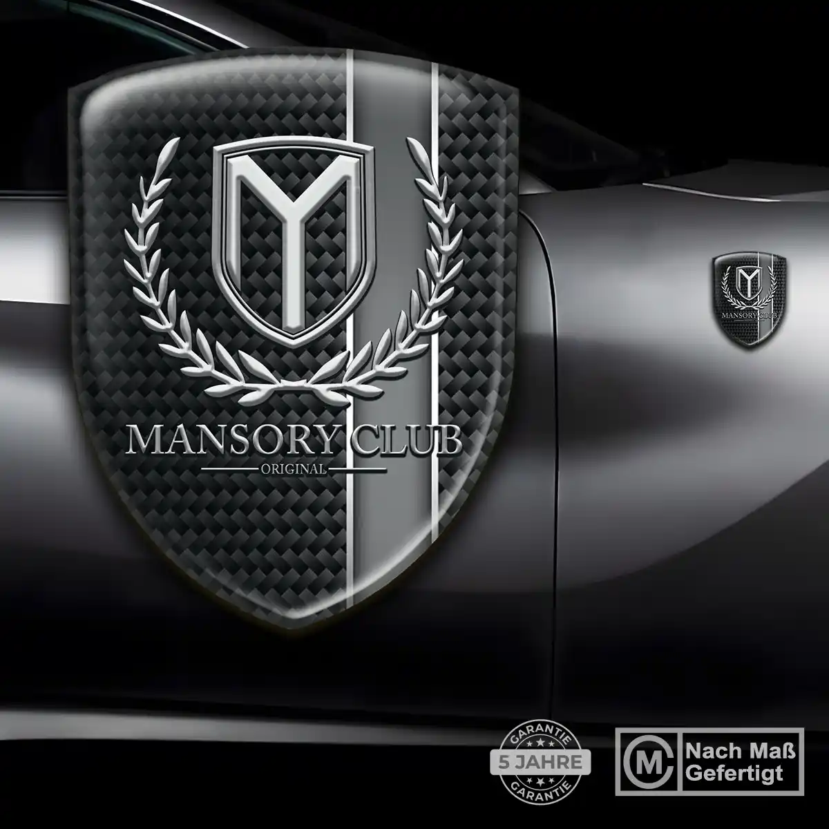 Mansory Emblem Wappen Aufkleber Auto Elegantes Design