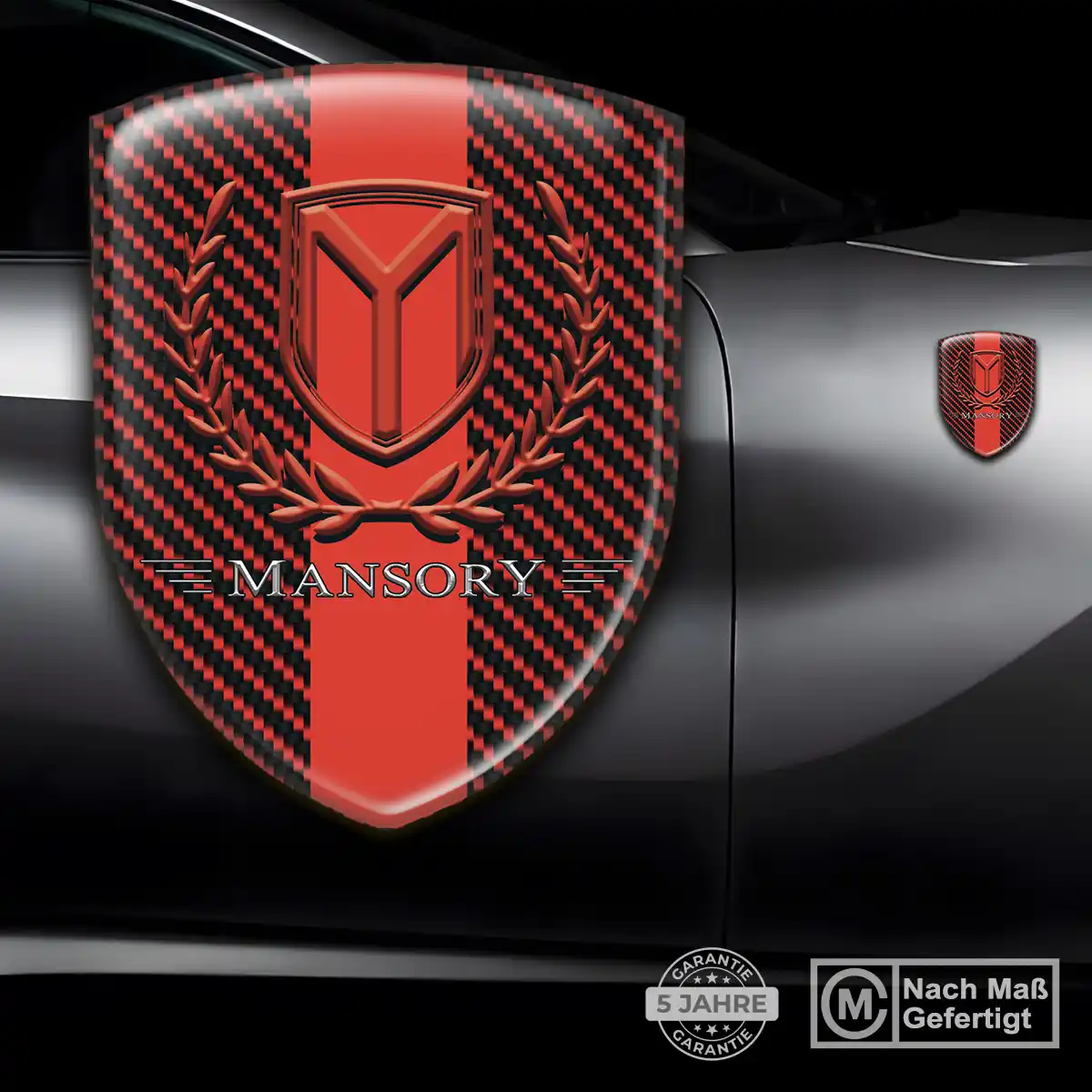Mansory Emblem Wappen Aufkleber Auto Exterieurdesign