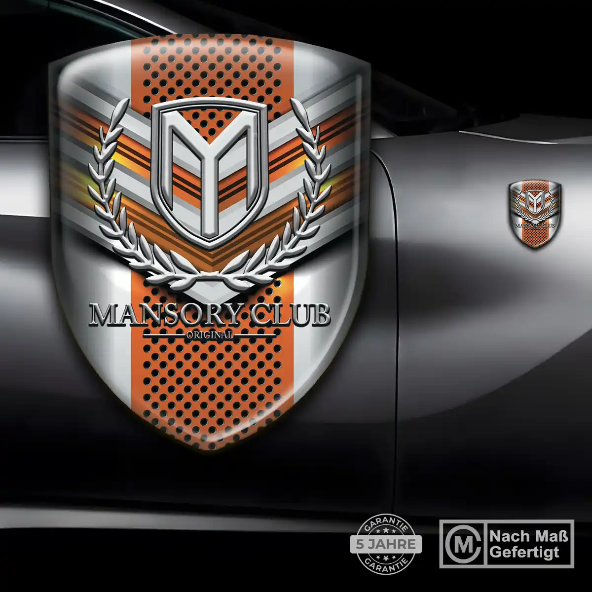 Mansory Emblem Wappen Aufkleber Auto Interieurdesign
