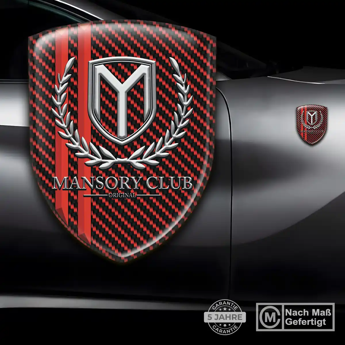 Mansory Emblem Wappen Aufkleber Auto Limitierte Auflage