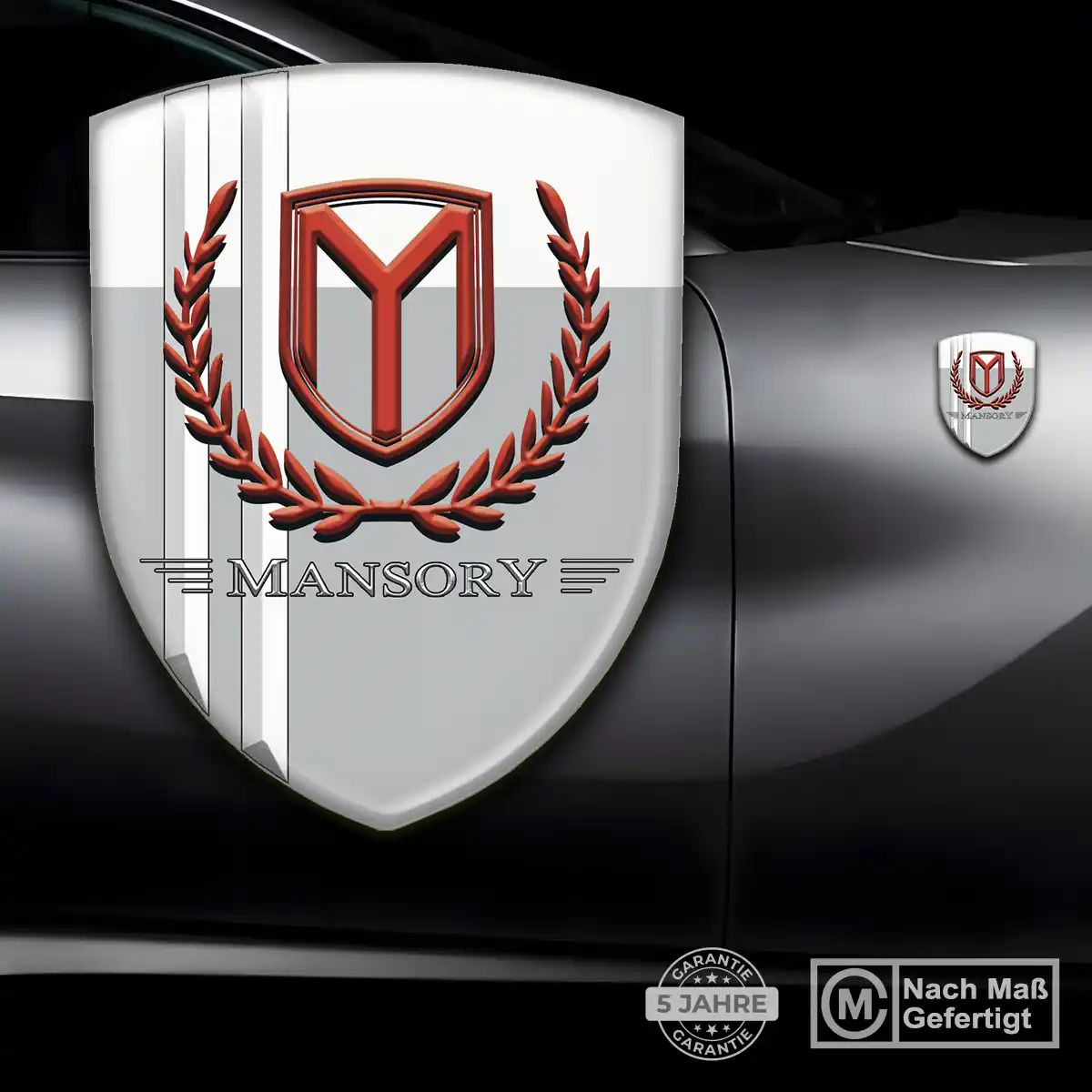 Mansory Emblem Wappen Aufkleber Auto Luxus-Edition