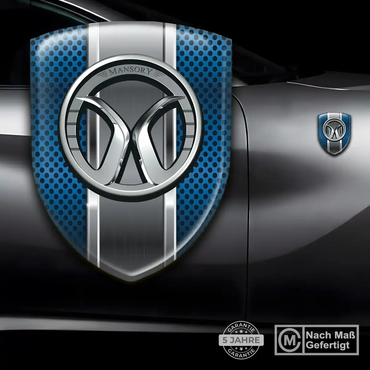 Mansory Emblem Wappen Aufkleber Auto Premiumqualität