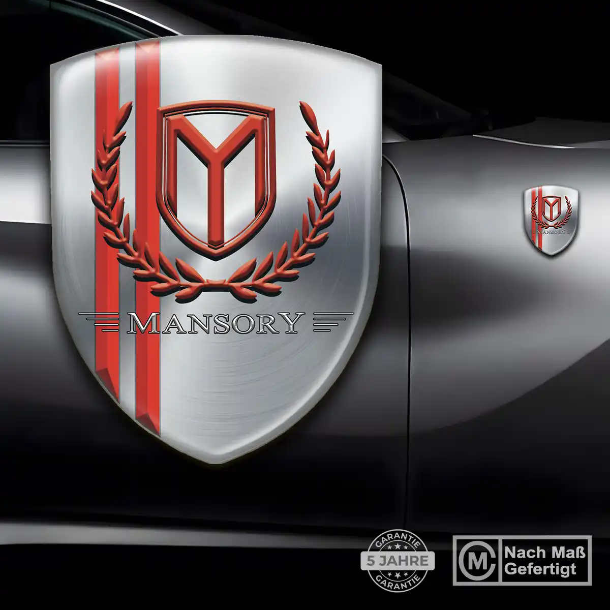 Mansory Emblem Wappen Aufkleber Auto Tuningfahrzeug