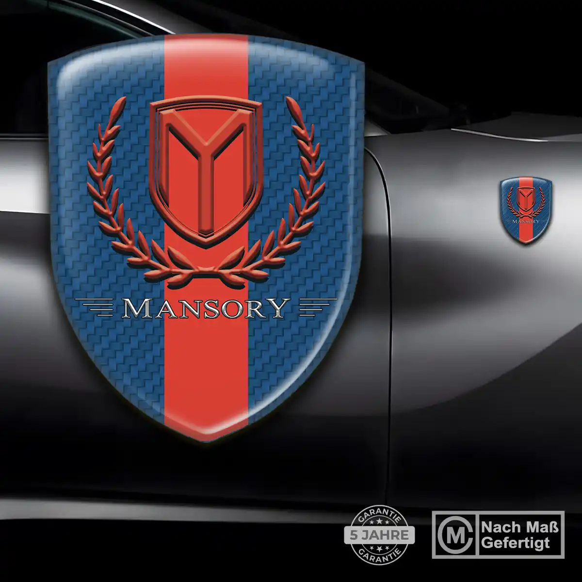 Mansory Emblem Wappen Aufkleber Edles Design