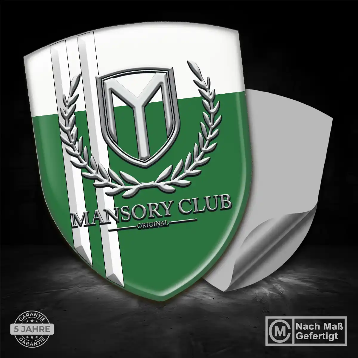 Mansory Emblem Wappen Aufkleber Elegantes Design