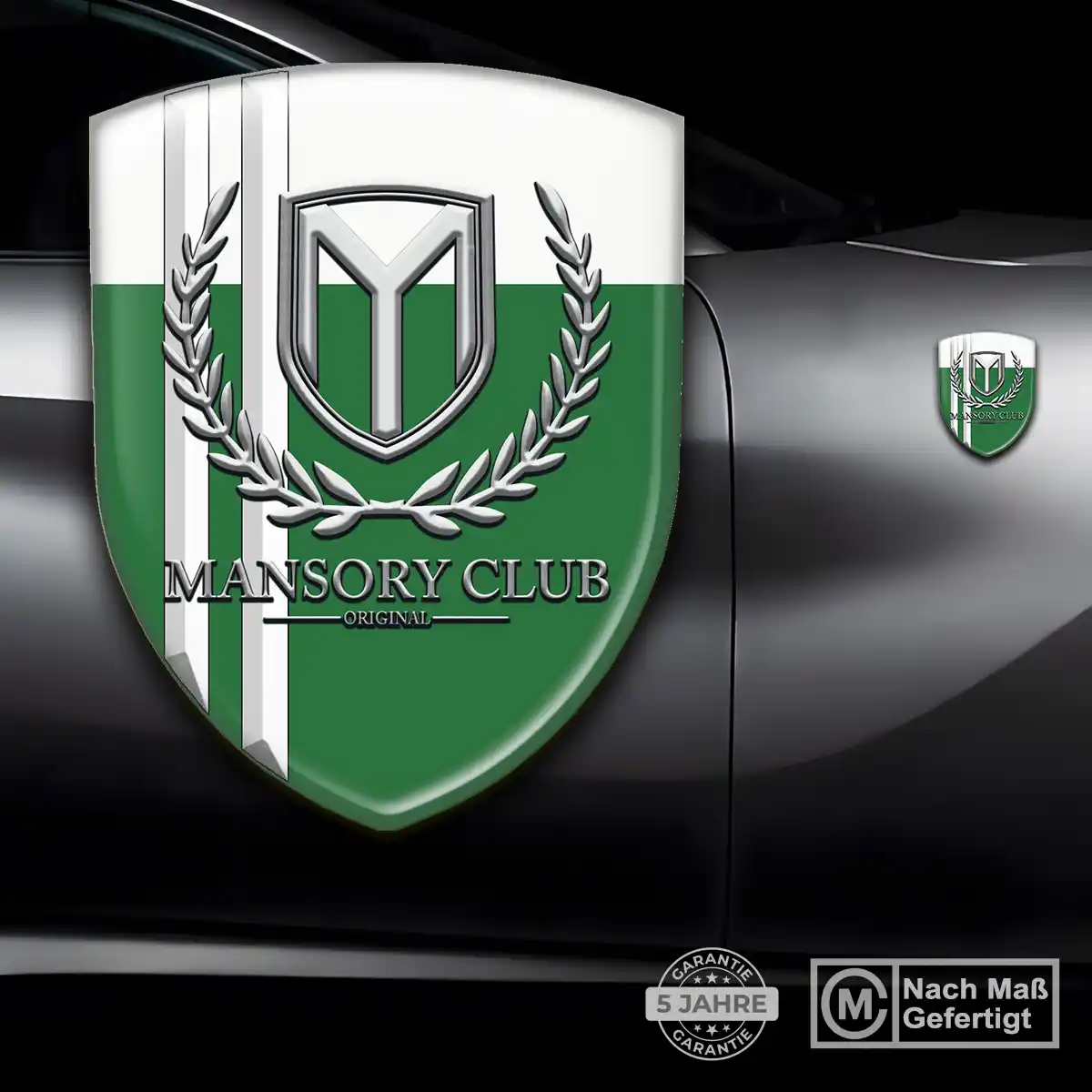 Mansory Emblem Wappen Aufkleber Elegantes Design