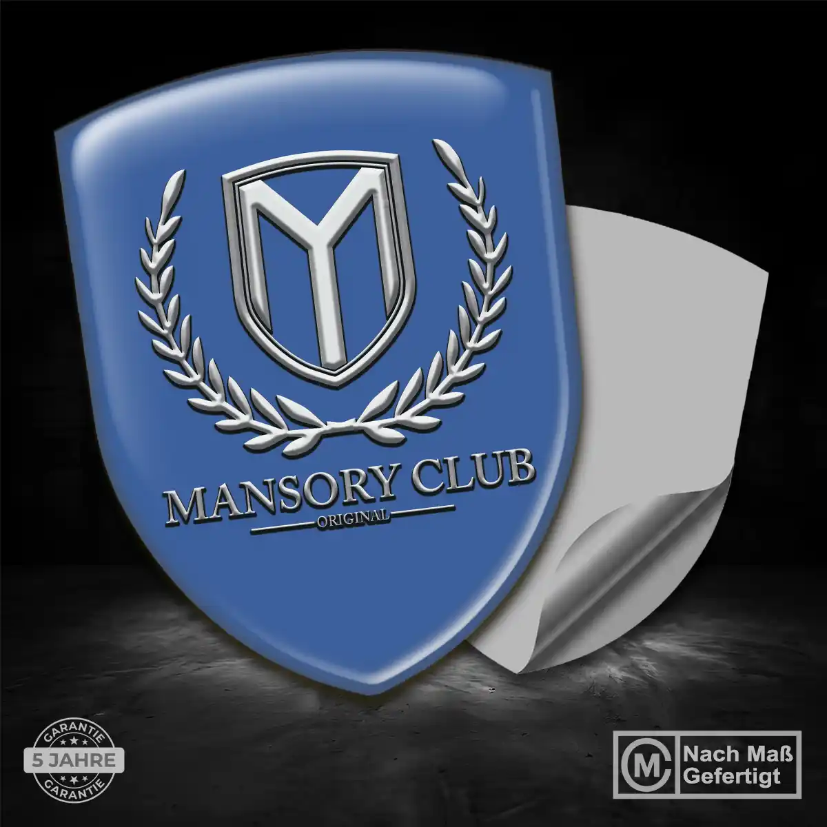 Mansory Emblem Wappen Aufkleber Hohe Qualität
